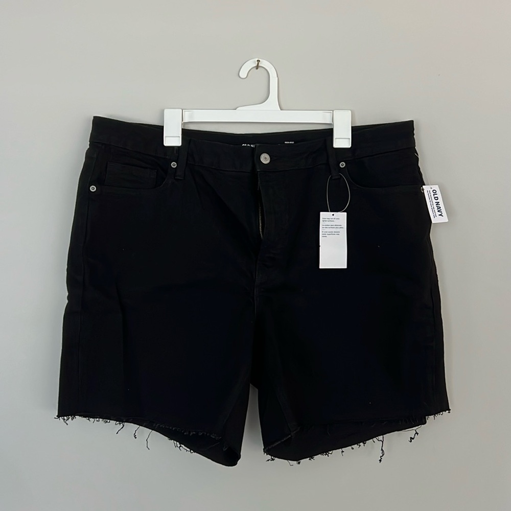 Old Navy High-Rise O.G. Straight secret smooth pockets Jean shorts 20